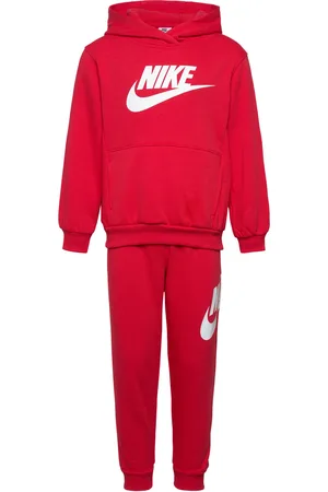 Nike F8-Fleece Pant Set Sport Tracksuits Red
