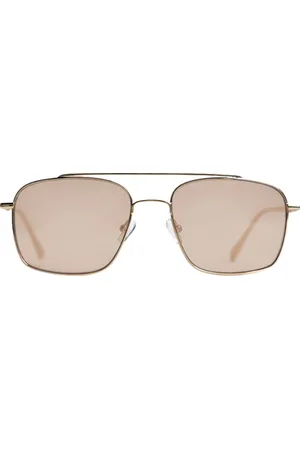Corlin Eyewear Nicki Gold Cinnamon Neliönmuotoiset Aurinkolasit Gold