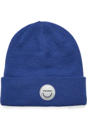 Viking Play Wool Beanie Warm Reflec Sport Headwear Hats Beanie Blue