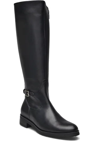 Wonders Sotogrande Korkeavartiset Saapikkaat Black