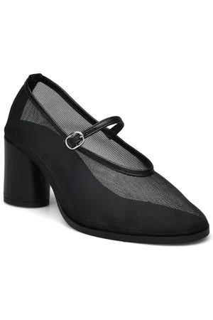 ALOHAS Esha Mesh Black Pumps Shoes Heels Pumps Classic Black
