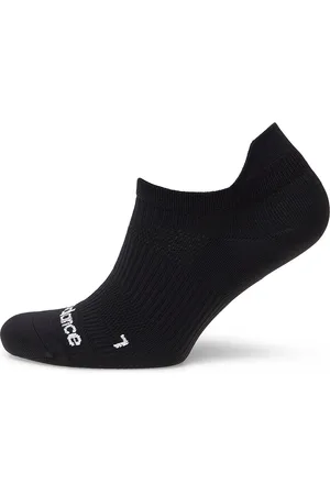 New Balance Run Flat Knit Tab No Show Sock 1 Pair Lingerie Socks Footies-ankle Socks Black