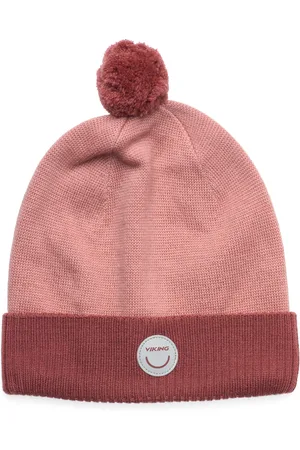 Viking Toasty Beanie Wool Pom Pom Sport Headwear Hats Beanie Pink
