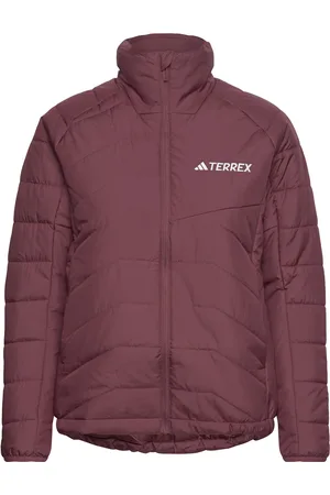 adidas W Mt Ins Jkt Sport Sport Clothing Sport Outerwear Sport Jackets Sport Outdoor Jackets Burgundy