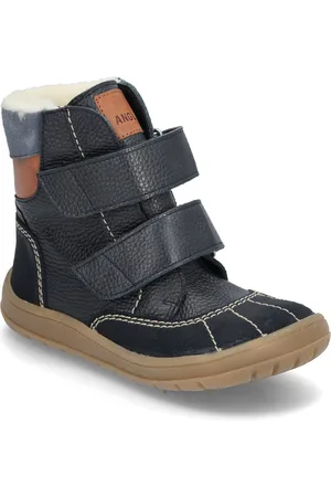ANGULUS Boots - Flat - With Velcro Talvikengät Tarroilla Navy