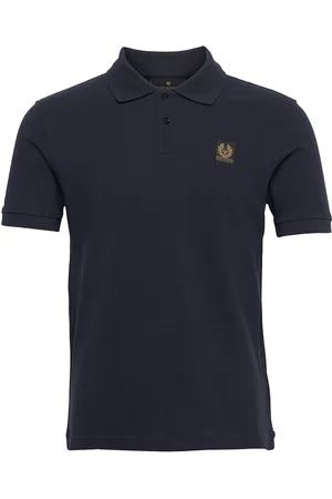 Belstaff Polo White Designers Polos Short-sleeved Black