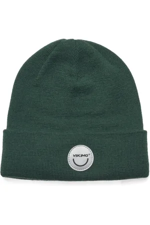 Viking Play Wool Beanie Warm Reflec Sport Headwear Hats Beanie Green