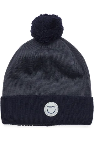Viking Toasty Beanie Wool Pom Pom Sport Headwear Hats Beanie Navy