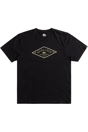 Quiksilver Qs Diamond Logo Ss Sport Men Men Sports Clothes Sport Tops Sport T-shirts Black