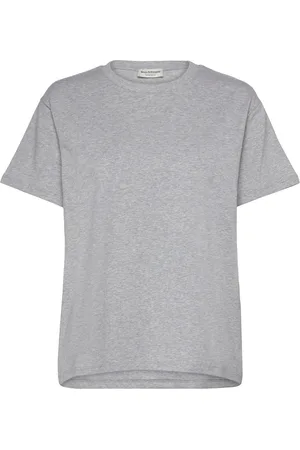 Bruun & Stengade Bs Luna T-Shirt Tops T-shirts & Tops Short-sleeved Grey
