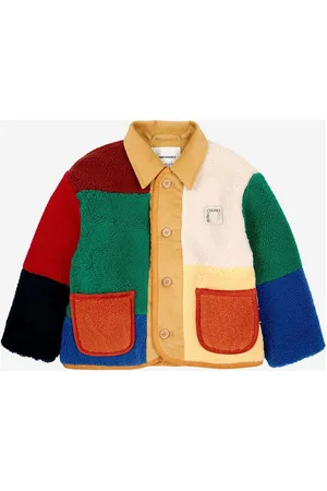 Bobo Choses Color Block Sheepskin Jacket Ohut Takki Kuoritakki Multi/patterned