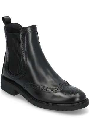 ANGULUS Booties - Flat - With Elastic Shoes Chelsea Boots Black