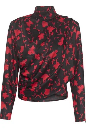 Gestuz Dilaragz P Blouse Tops Blouses Long-sleeved Red