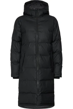 Tretorn Lumi Coat Topattu Pitkä Takki Black