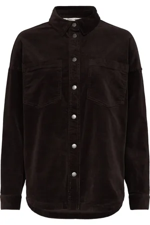 Pulz jeans Pzsally Over D Shirt Tops Overshirts Black