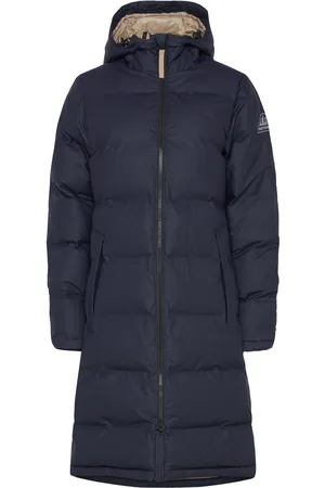 Tretorn Lumi Coat Topattu Pitkä Takki Navy
