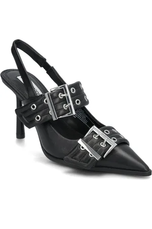Steve Madden Riesling Slingbacks Shoes Sling Backs Heeled Slingbacks Black