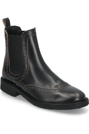 ANGULUS Booties - Flat - With Elastic Shoes Chelsea Boots Brown