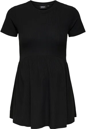 ONLY Olmmalaya S/S O-Neck Top Jrs Tops T-shirts & Tops Short-sleeved Black