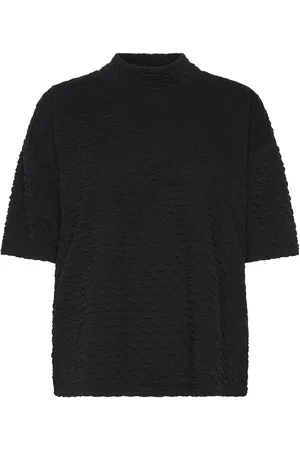 FRANSA Frlajla Bl 1 Tops Blouses Short-sleeved Black