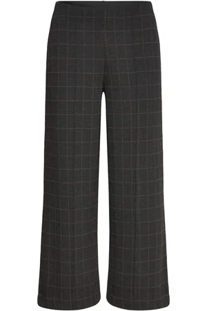 Part Two Ilisanpw Pa Bottoms Trousers Wide Leg Grey