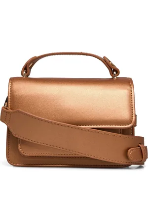 Hvisk Renei Shiny Structure Bags Crossbody Bags Orange