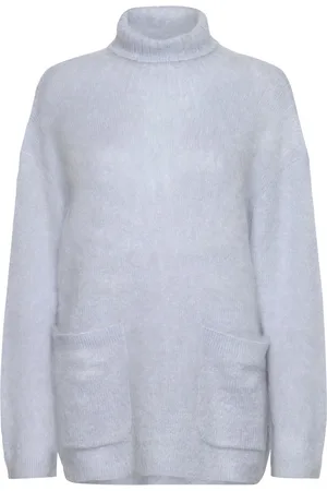 Rodebjer Faith Tops Knitwear Turtleneck Blue