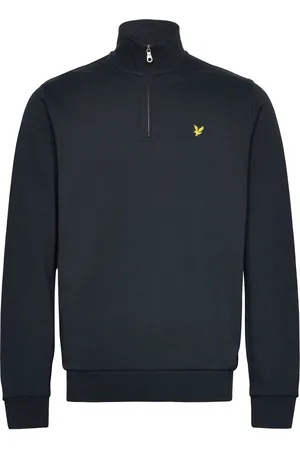 Lyle & Scott Loopback Quarter Zip Sweat Tops Sweat-shirts & Hoodies Sweat-shirts Navy