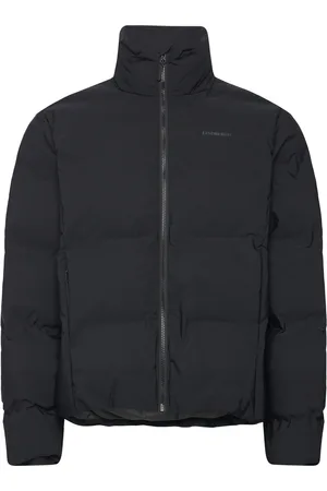 Lindbergh Cropped Seamless Puffer Jacket Vuorillinen Takki Topattu Takki Black