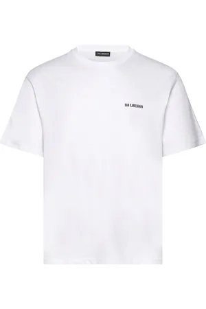 HAN Kjøbenhavn Boxy Tee S/S Artwork Tops T-shirts Short-sleeved White