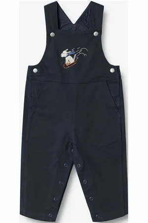 WHEAT Overall Leopold Bottoms Dungarees Navy