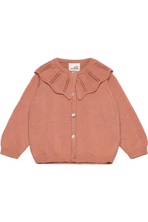 Sofie Schnoor Baby and Kids Cardigan Tops Knitwear Cardigans Orange