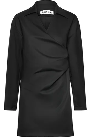 Hope Facade Dress Lyhyt Mekko Black