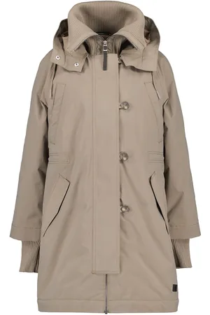 Didriksons Anita Wns Parka Outerwear Parka Coats Brown