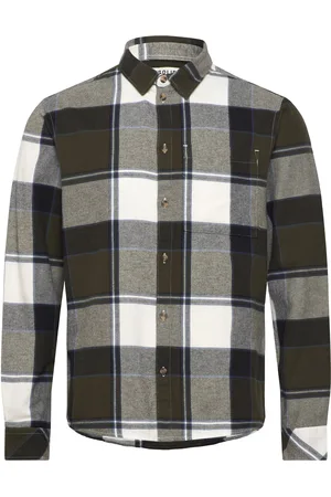 Solid Sdholger Tops Shirts Casual Khaki Green