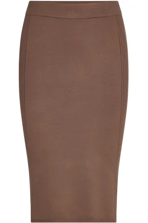 FRANSA Fralma Sk 3 Skirts Knee-length & Midi Skirts Brown