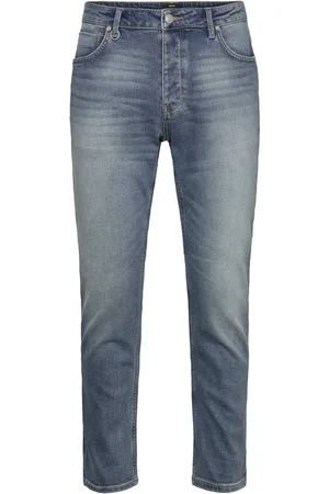 NEUW Lou Straight Nowhere Mid Vintage Indigo Bottoms Jeans Regular Blue