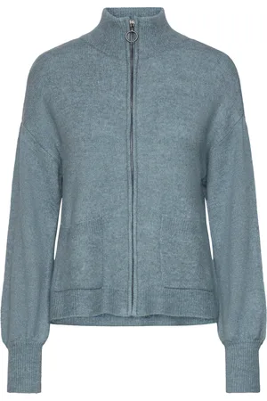FRANSA Frelvira Car 2 Tops Knitwear Cardigans Blue