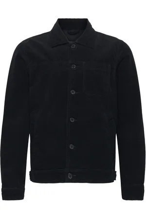 Lindbergh Corduroy Overshirt Tops Overshirts Black