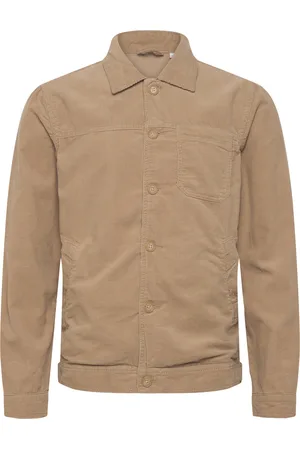 Lindbergh Corduroy Overshirt Tops Overshirts Beige