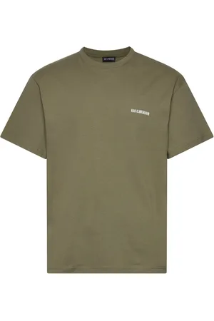HAN Kjøbenhavn Boxy Tee S/S Artwork Tops T-shirts Short-sleeved Green