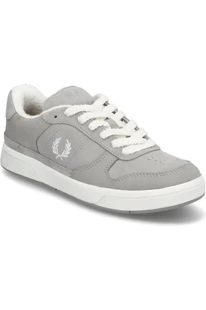 Fred Perry B300 Textured Nubuck/ Suede Matalavartiset Sneakerit Tennarit Grey