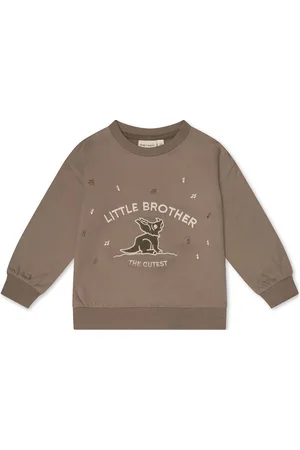 Thats Mine Finley Little Brother Sweatshirt Tops Sweat-shirts & Hoodies Sweat-shirts Brown