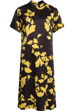 Ivo Nikkolo Viscose Short Sleeve Dress, Dovera Polvipituinen Mekko Black
