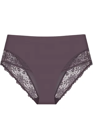 Triumph Ladyform Soft Maxi Lingerie Panties High Waisted Panties Purple