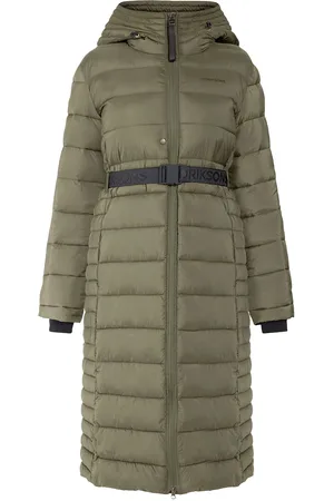 Didriksons Kleo Wns Parka L Outerwear Parka Coats Green