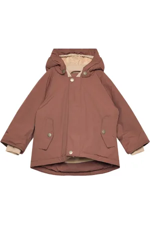 Mini A Ture Matwally Fleece Lined Winter Jacket. Grs Outerwear Snow-ski Clothing Snow-ski Jacket Brown