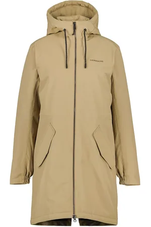 Didriksons Marta-Lisa Wns Prk 2 Outerwear Parka Coats Beige