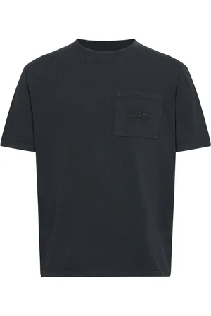 Nikben Nb Over Dyed Pocket T Shirt Black Designers T-shirts Short-sleeved Black