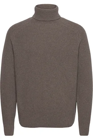 HUGO BOSS C-Evento Tops Knitwear Turtlenecks Beige